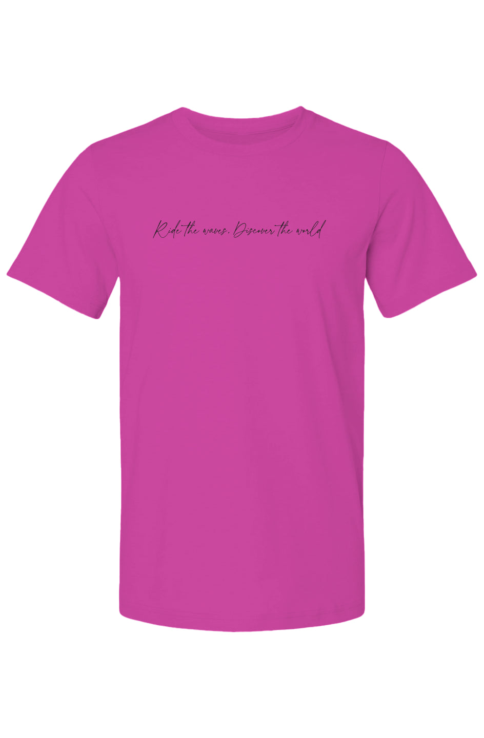 Ride the Waves T Shirt (Fuschia)